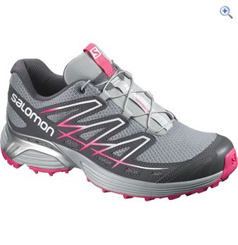 Salomon Wings Flyte Women's Trail Running Shoe - Size: 4 - Colour: Grey Pink